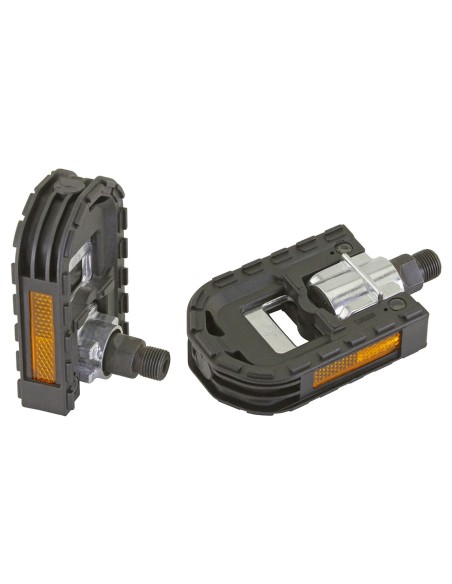 Folden Pedals 876L 9/16 Black/Silver.